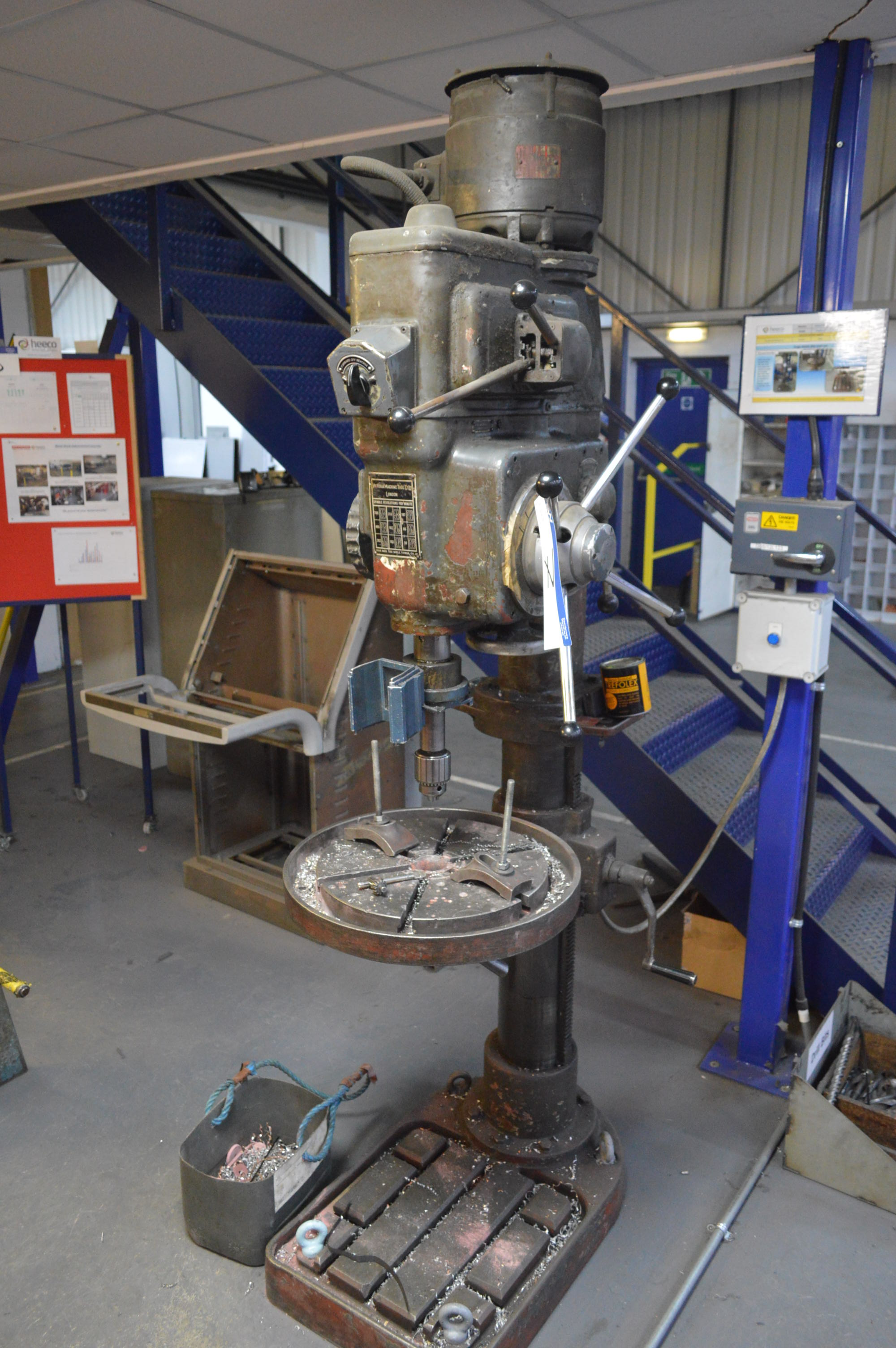 Elliott Progress 4E Pillar Drill, with 