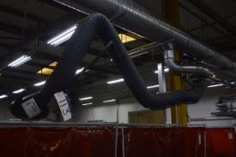 Nederman Articulated Arm Fume Extraction Ducting,