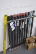 Brazing & Welding Rods, with wall rack
