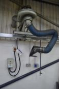 Nederman Articulated Arm Fume Extraction Ducting,