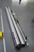 Two Van Vault Tubes & Roof Rack Bars, as set out