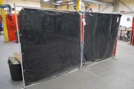 Two Futuris Green Welding Screens, each approx. 1.