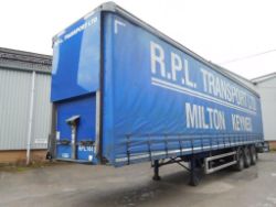 Range of 32 Commercial Semi-Trailers Including Curtainside, Box Body and Flatbed Drawbar