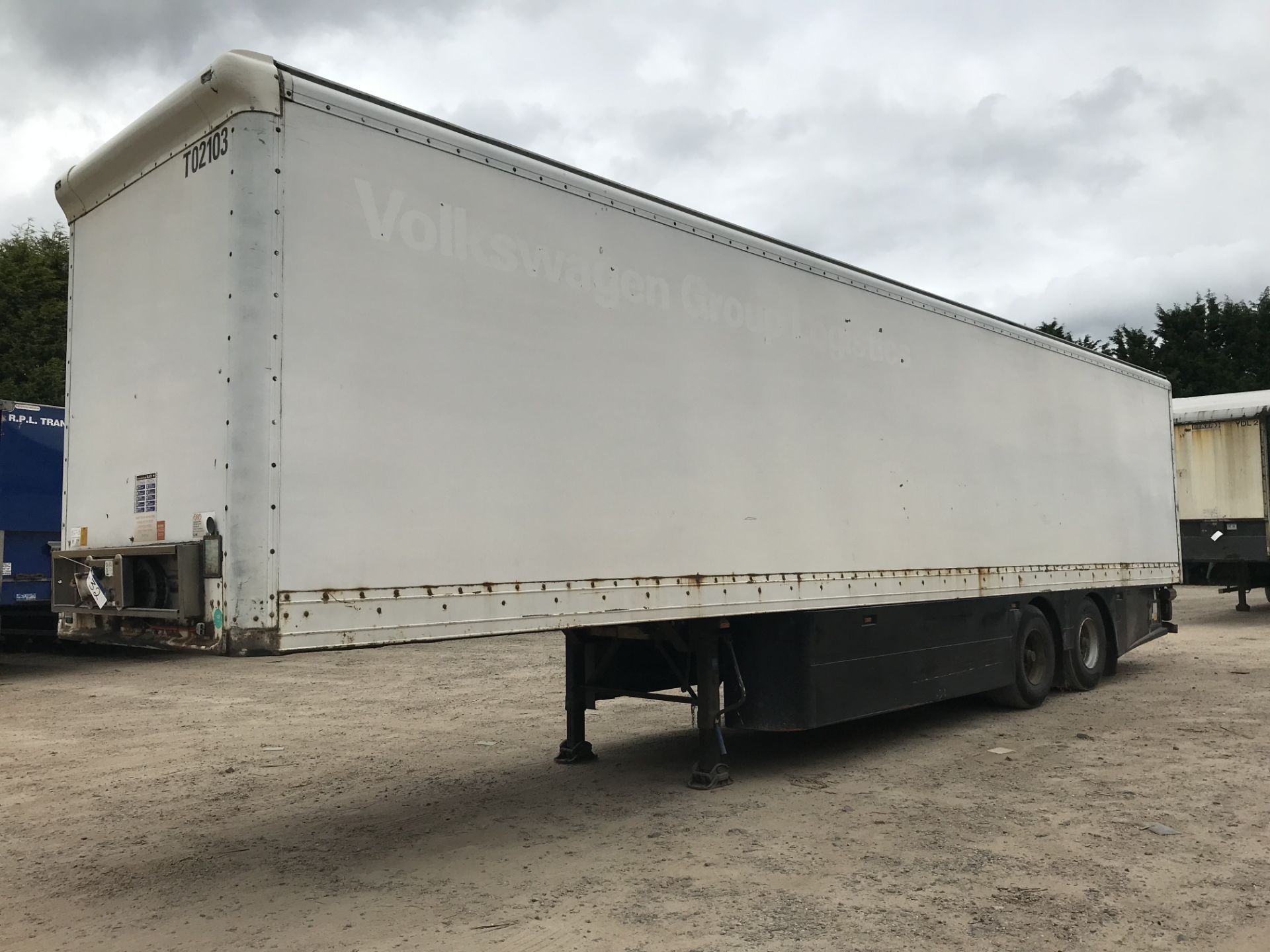 Cartwright 13.7m Tandem Axle Box Semi Trailer with