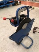 Strap Banding Trolley, with reel of banding & strap banding tools and clips