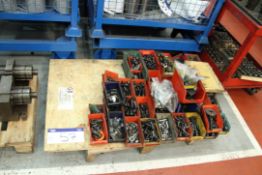 Assorted Machine Packing Equipment, in plastic boxes on pallet