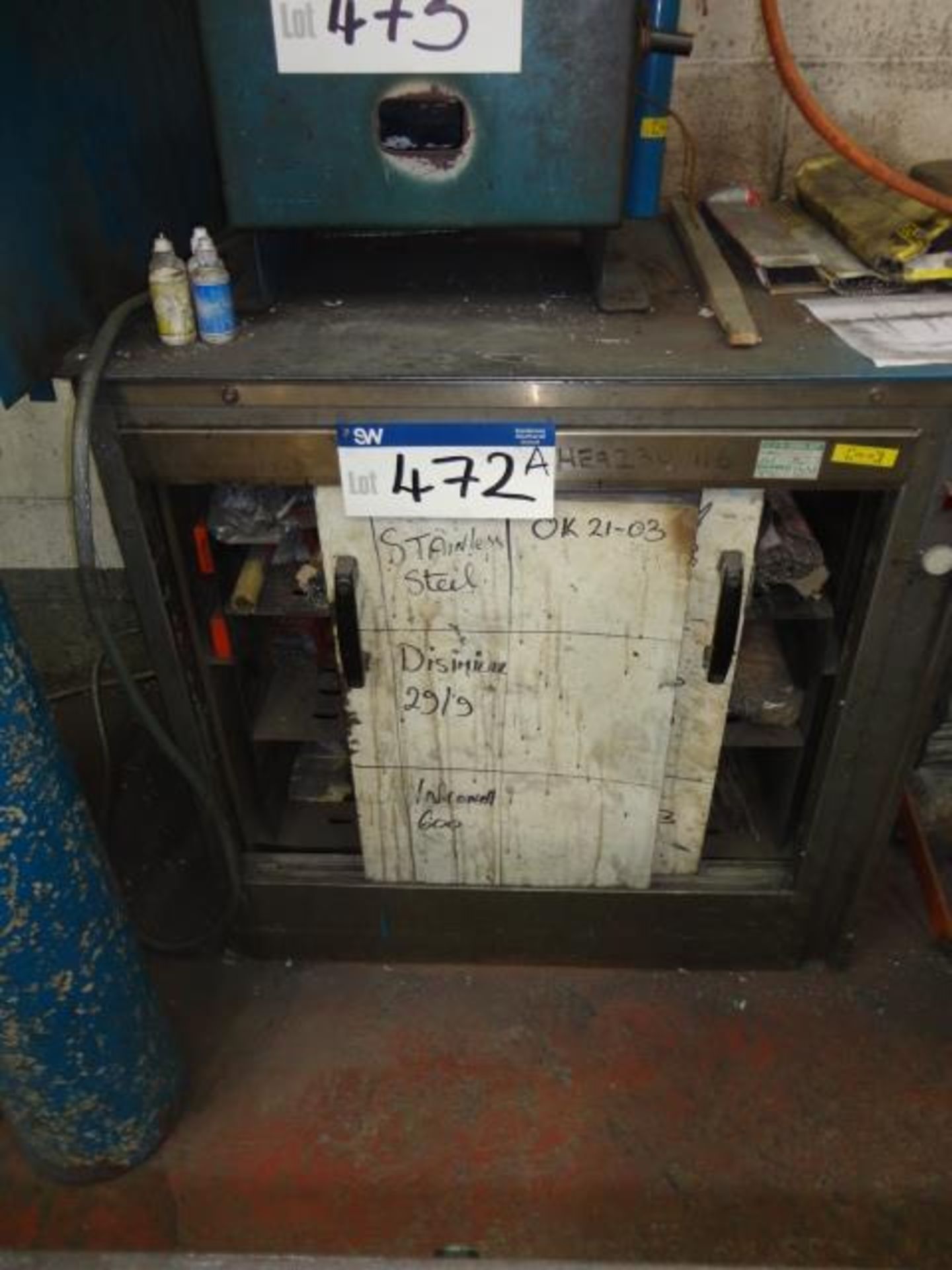 Welding Rod Oven, with welding rod contents
