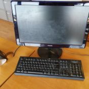 Flat Screen Monitor, keyboard and mouse
