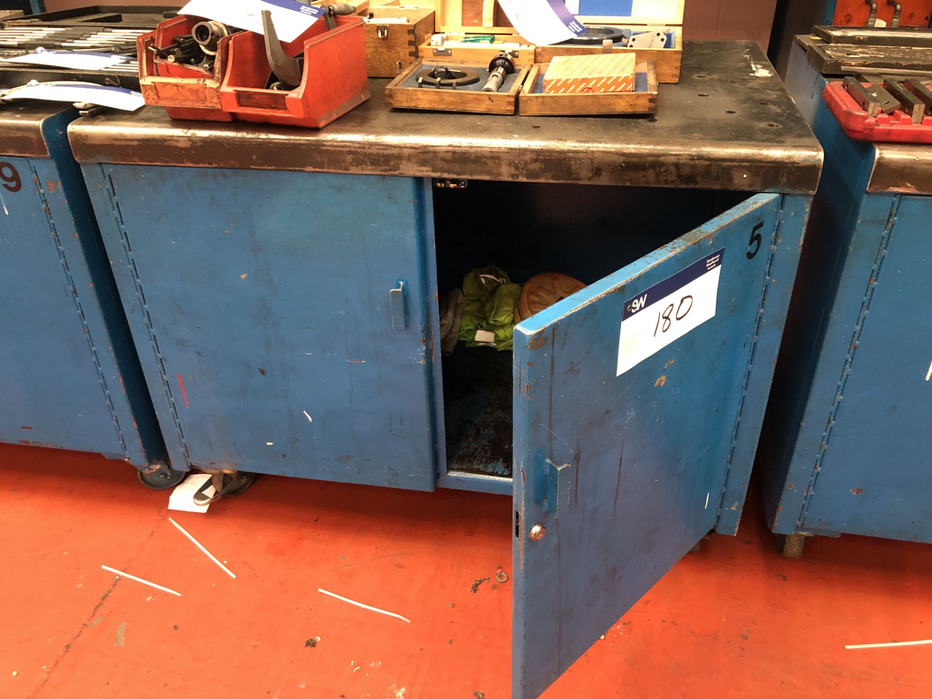 Double Door Mobile Cupboard/ Bench