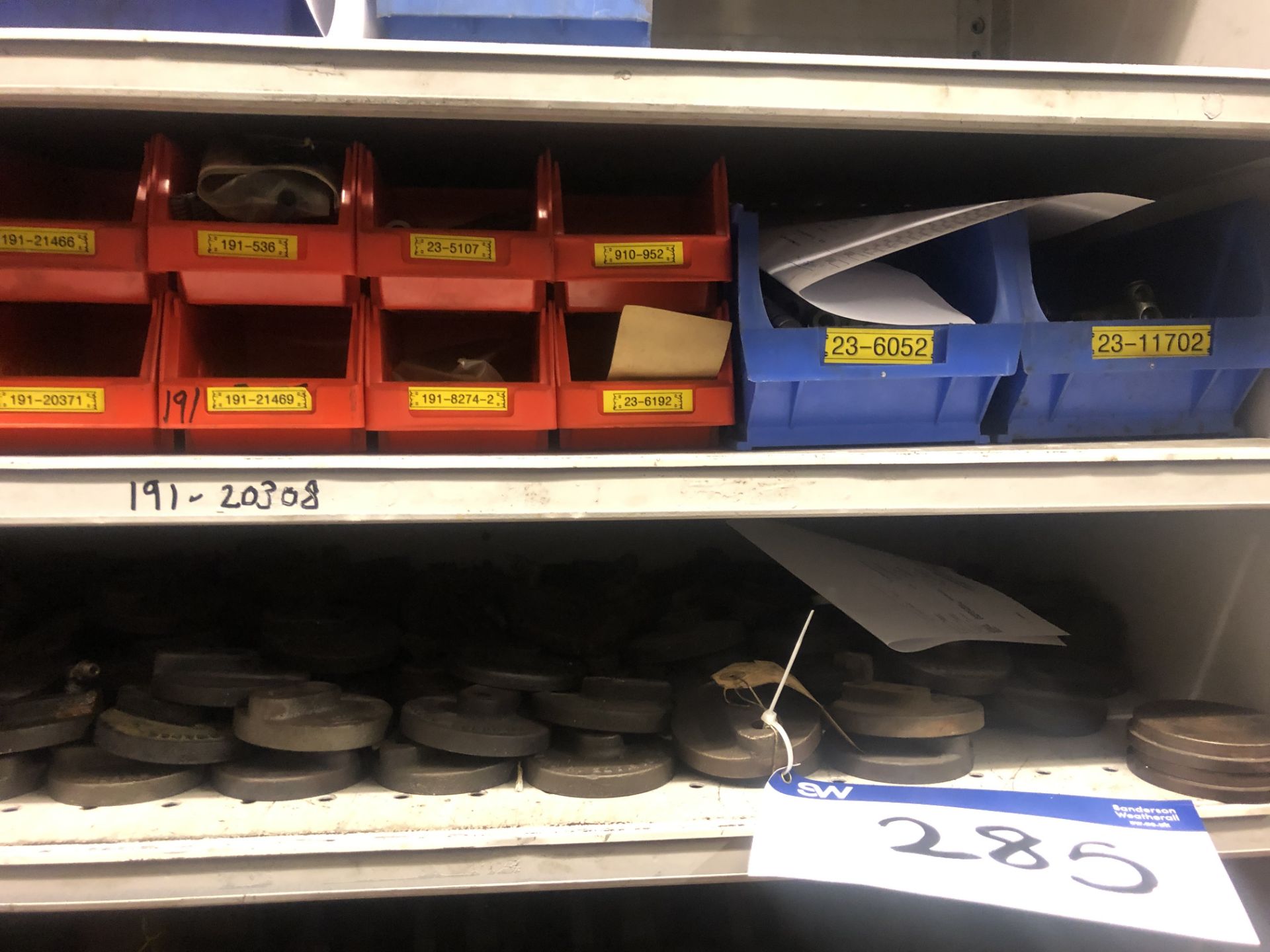 Assorted Fastenings, Fittings & Machine Parts, as set out on one bay of stock rack, including - Image 8 of 10