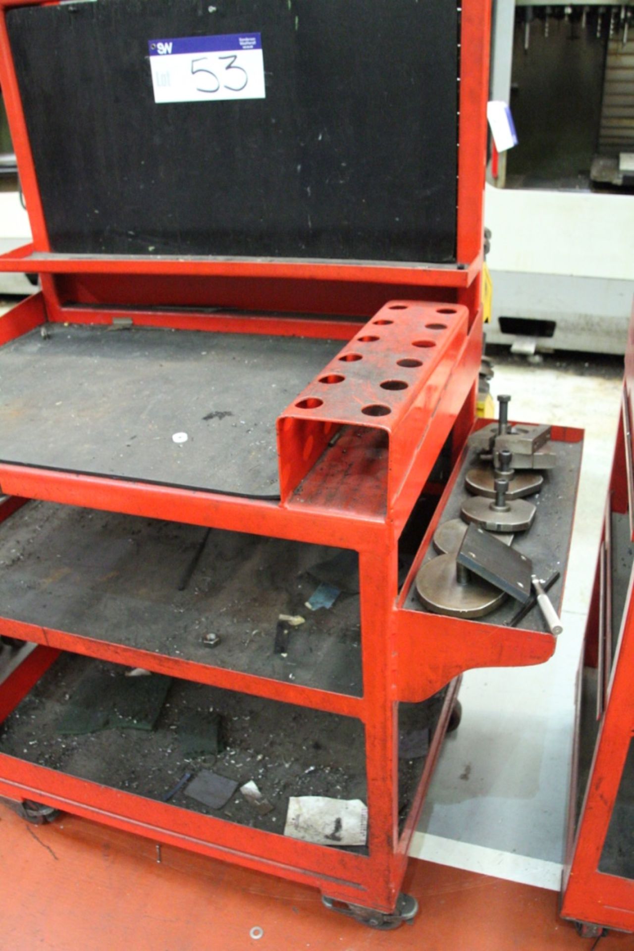 Mobile Bench, with tooling to rear - Image 9 of 9