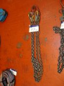 Two Single Leg Lifting Chains