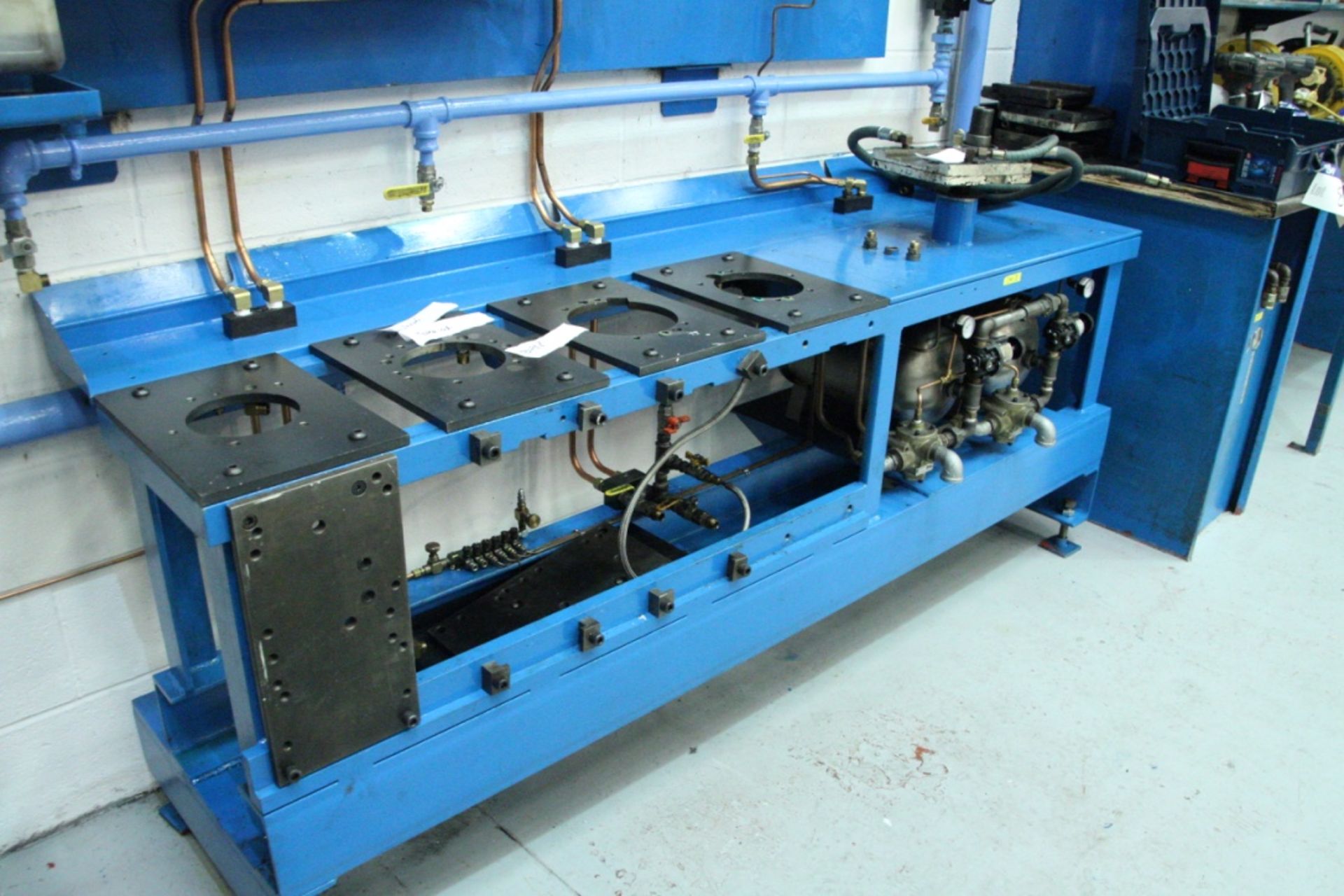 TEST RIGS & EQUIPMENT, with pneumatic and electro-hydraulic equipment, steel benching (understood to - Image 13 of 16