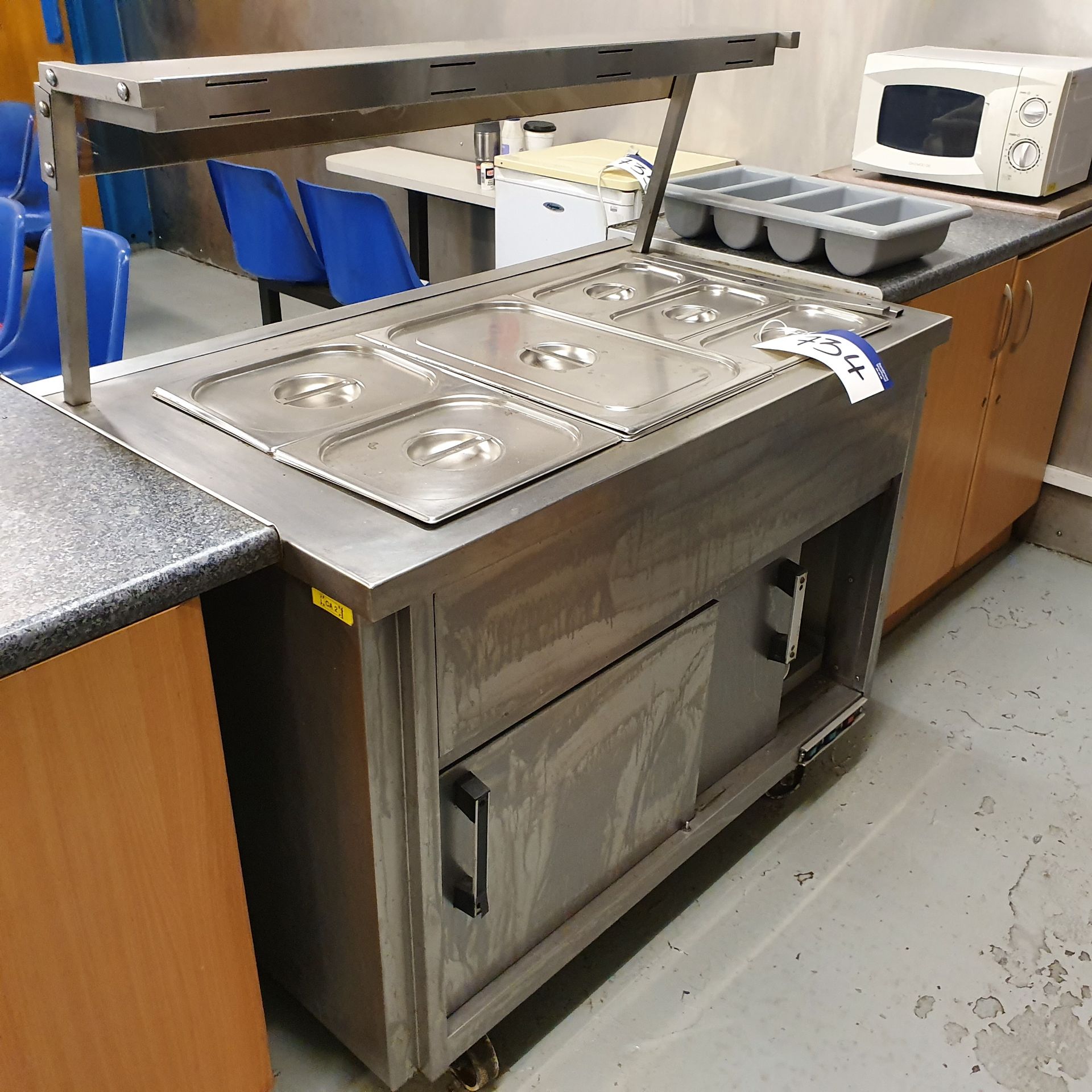 Mobile Stainless Steel Heated Cabinet