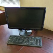 Flat Screen Monitor, keyboard and mouse