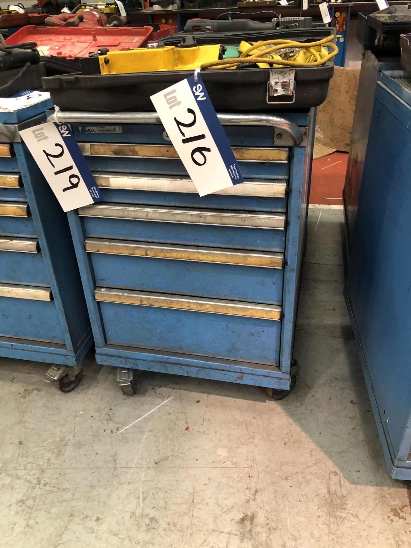 Multi-Compartment Workshop Trolley