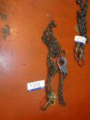 Two 3t Single Leg Lifting Chains