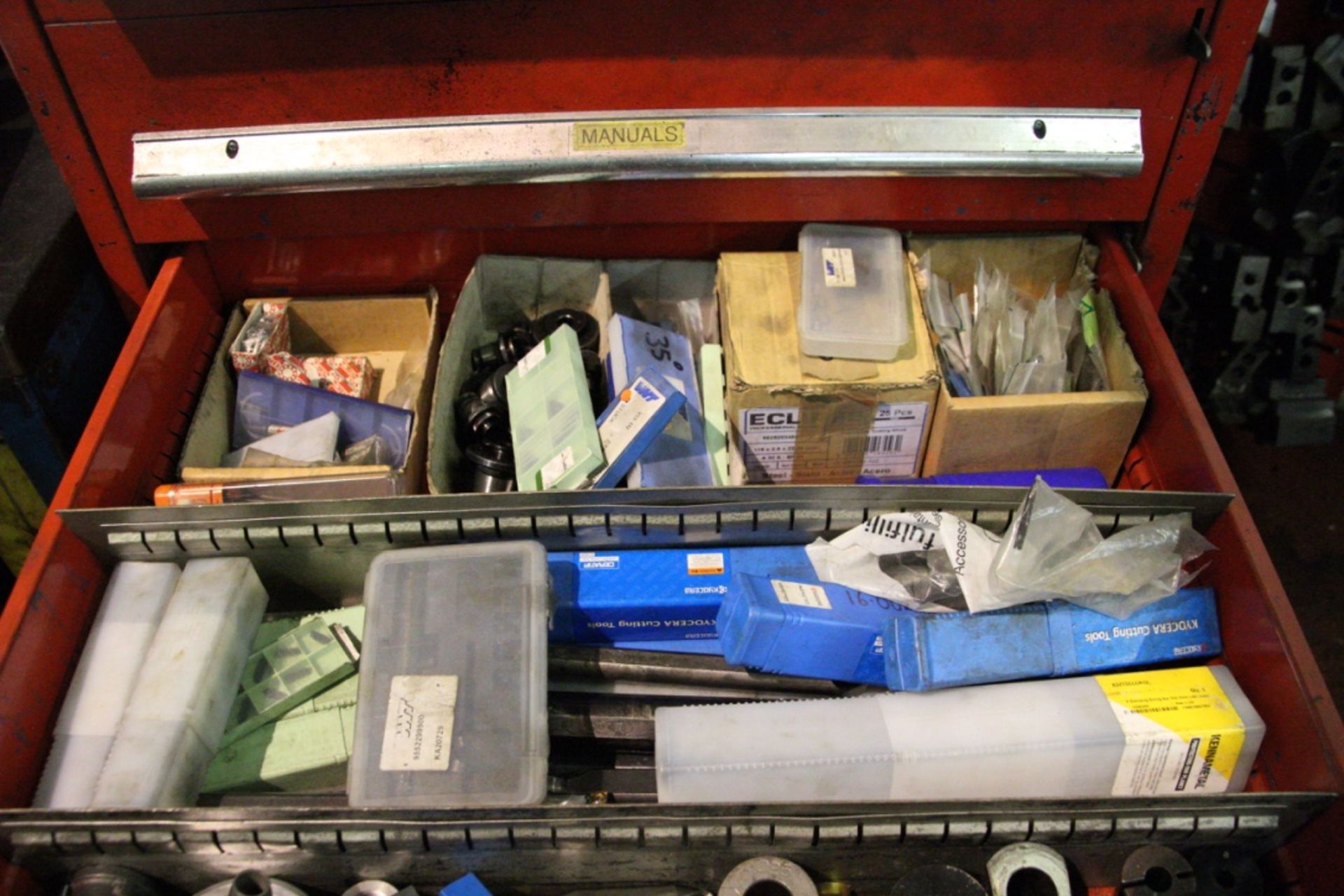 MULTI-DRAWER MOBILE CABINET, with contents including tooling on top of cabinet - Image 11 of 17