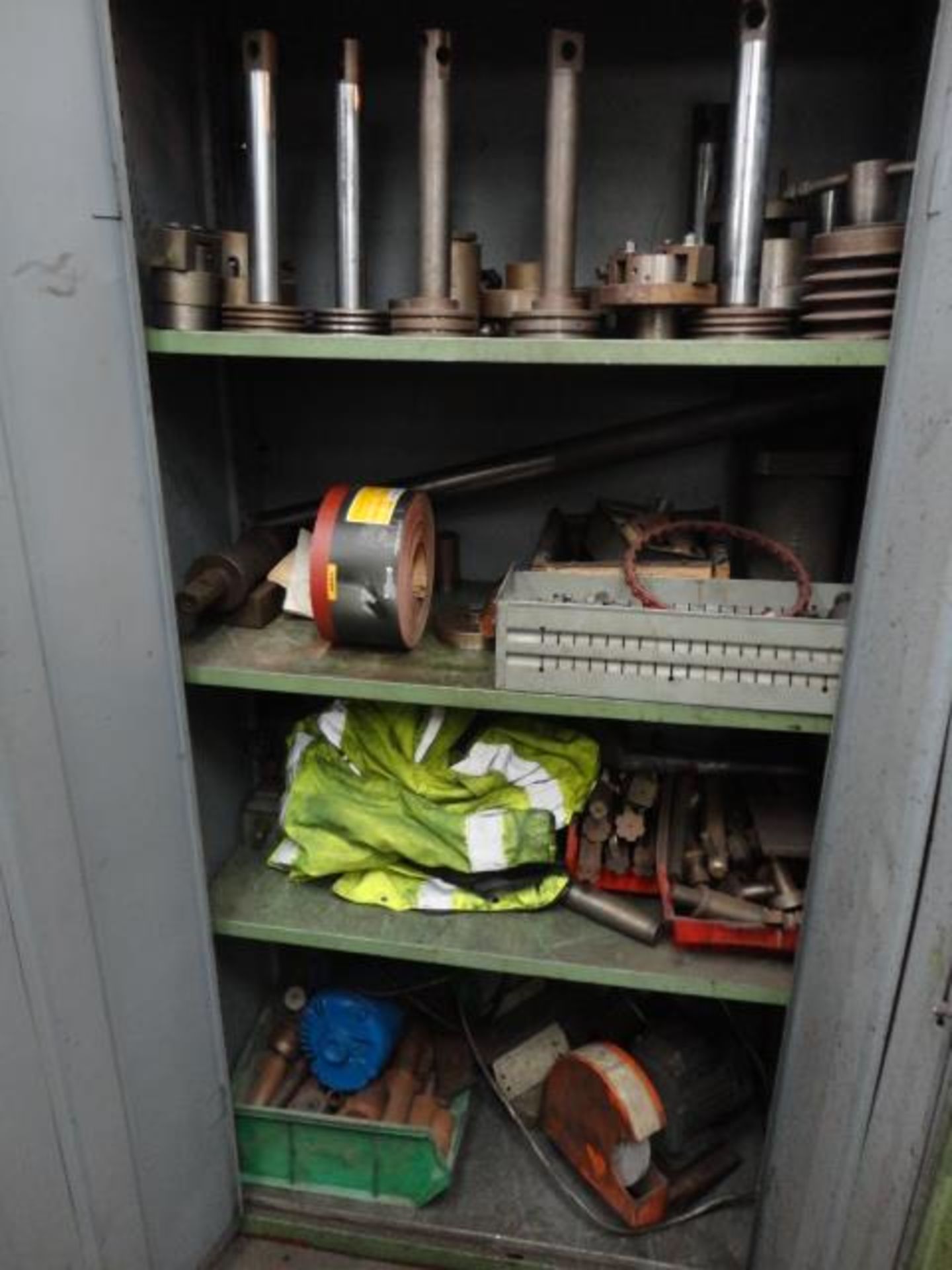 Assorted Machine Equipment, with double door steel cabinet