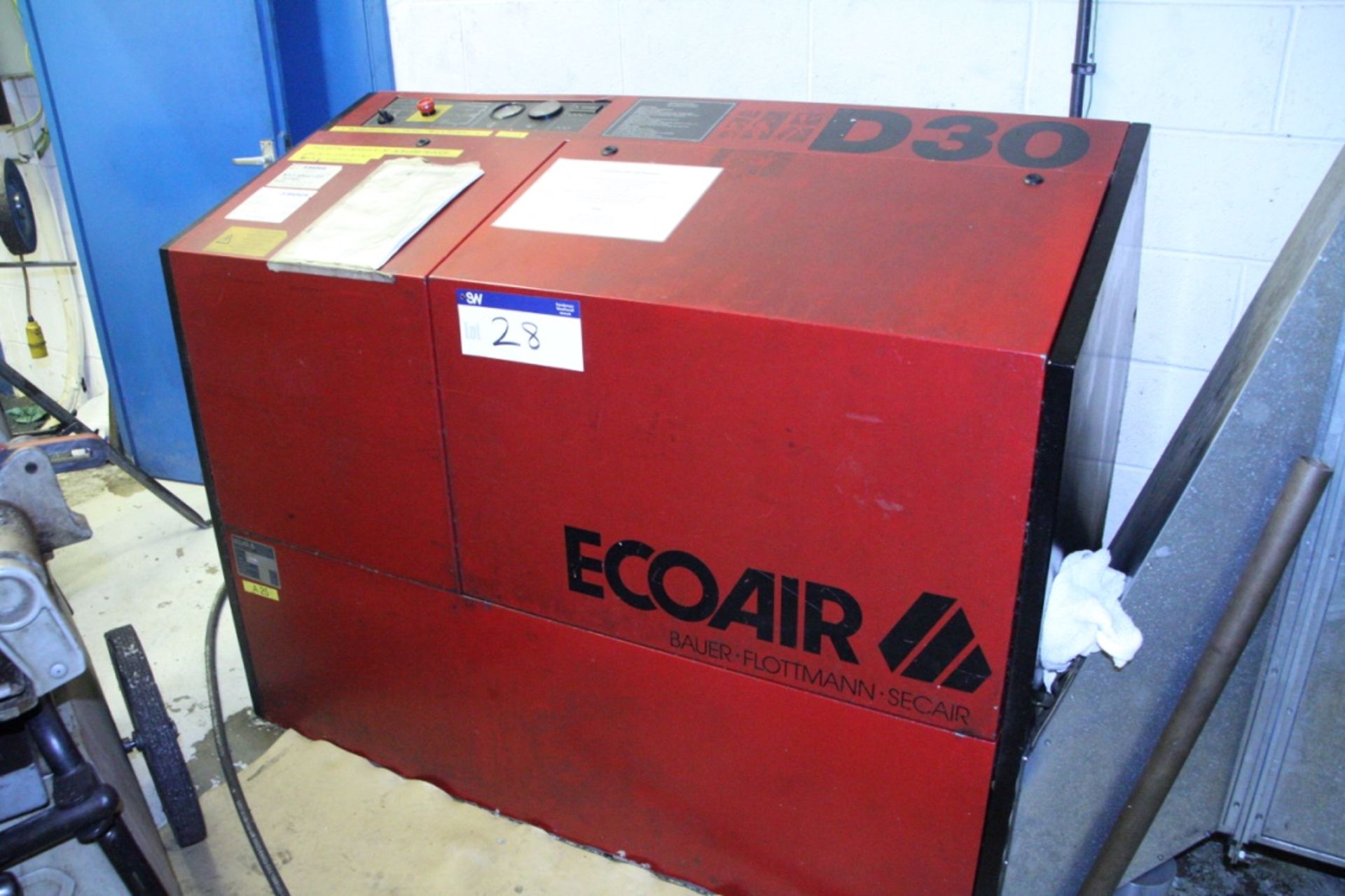 Ecoair PACKAGE AIR COMPRESSOR, serial no. 31000102, year of manufacture 1994, 3.00m³/min, 8 bar,