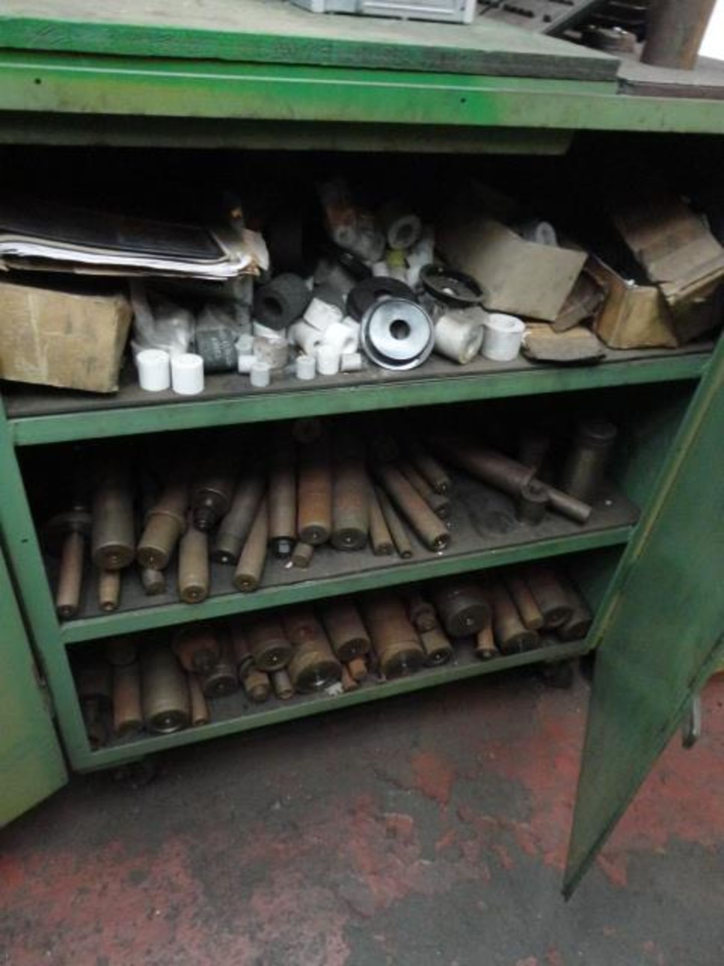 Assorted Machine Equipment, with double door steel cabinet