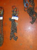 Two 3t Single Leg Lifting Chains