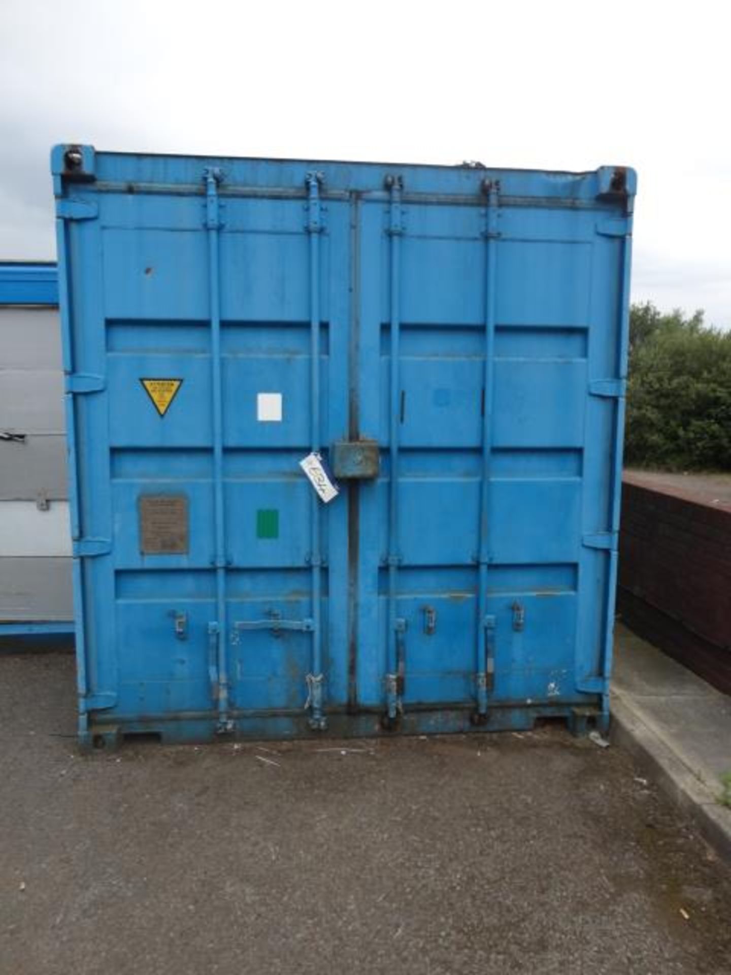 20ft Steel Shipping Container (reserve removal until contents cleared), with internal electric