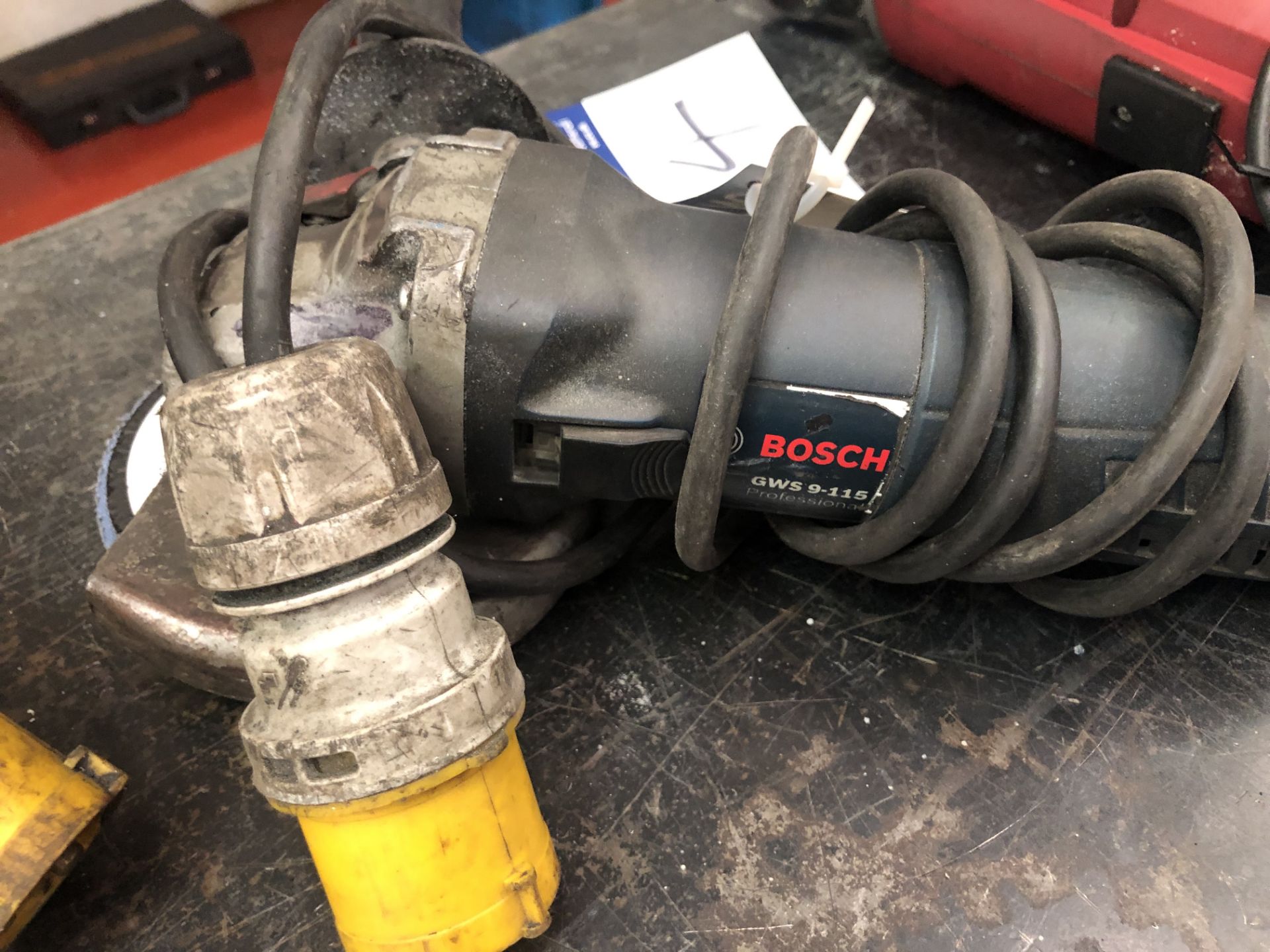 Bosch GWS 9-115mm dia. Portable Electric Angle Grinder, 110V - Image 3 of 3