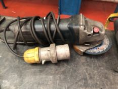 Portable Electric 115mm dia. Angle Grinder, 110V