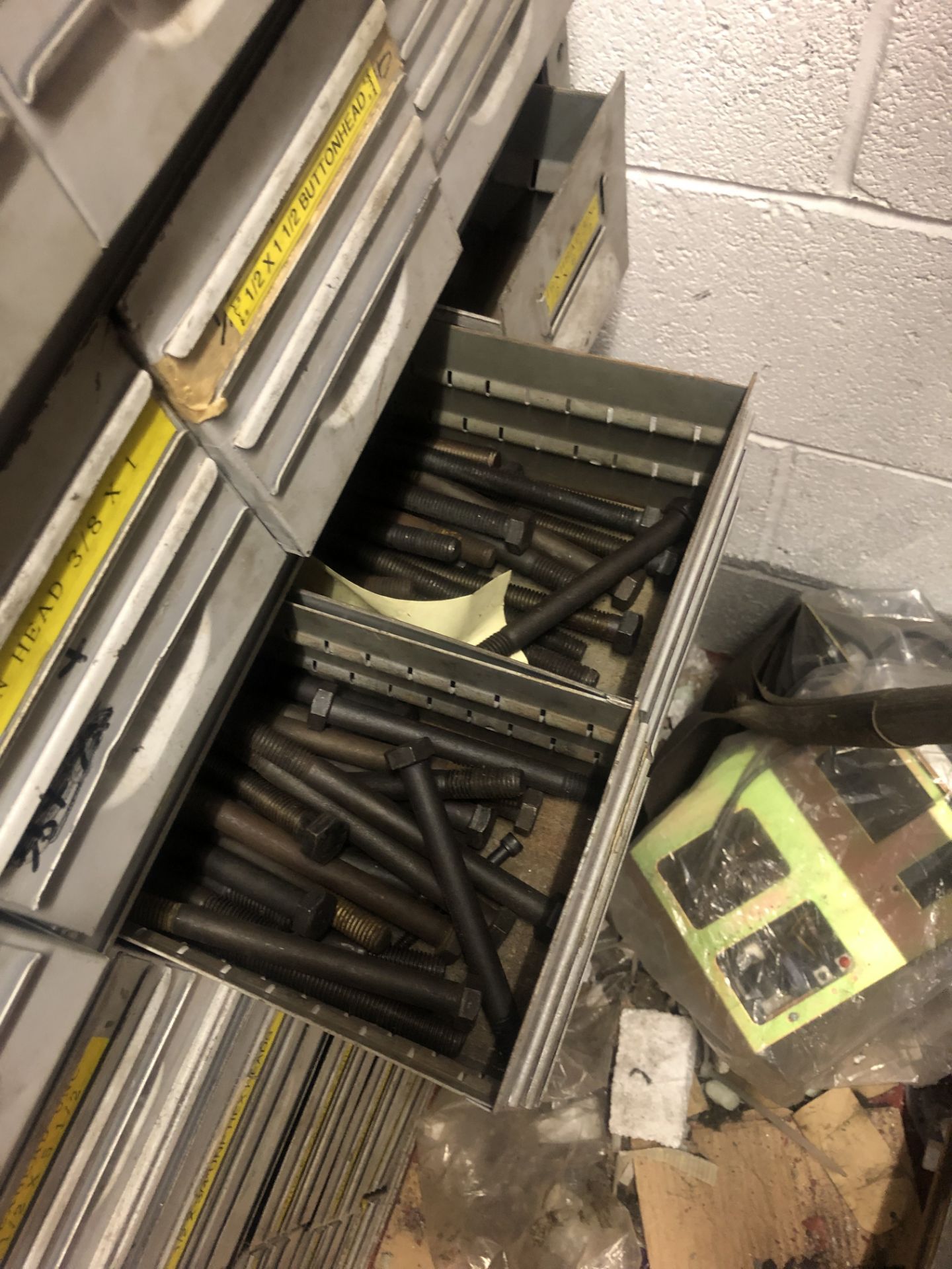 Multi-Drawer Shelving, with stock including cap heads, dowels, grub screws - Image 13 of 13