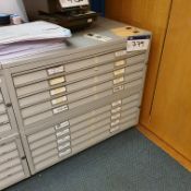 Multi-Compartment Plan Drawers (contents excluded) (reserve removal until contents cleared)