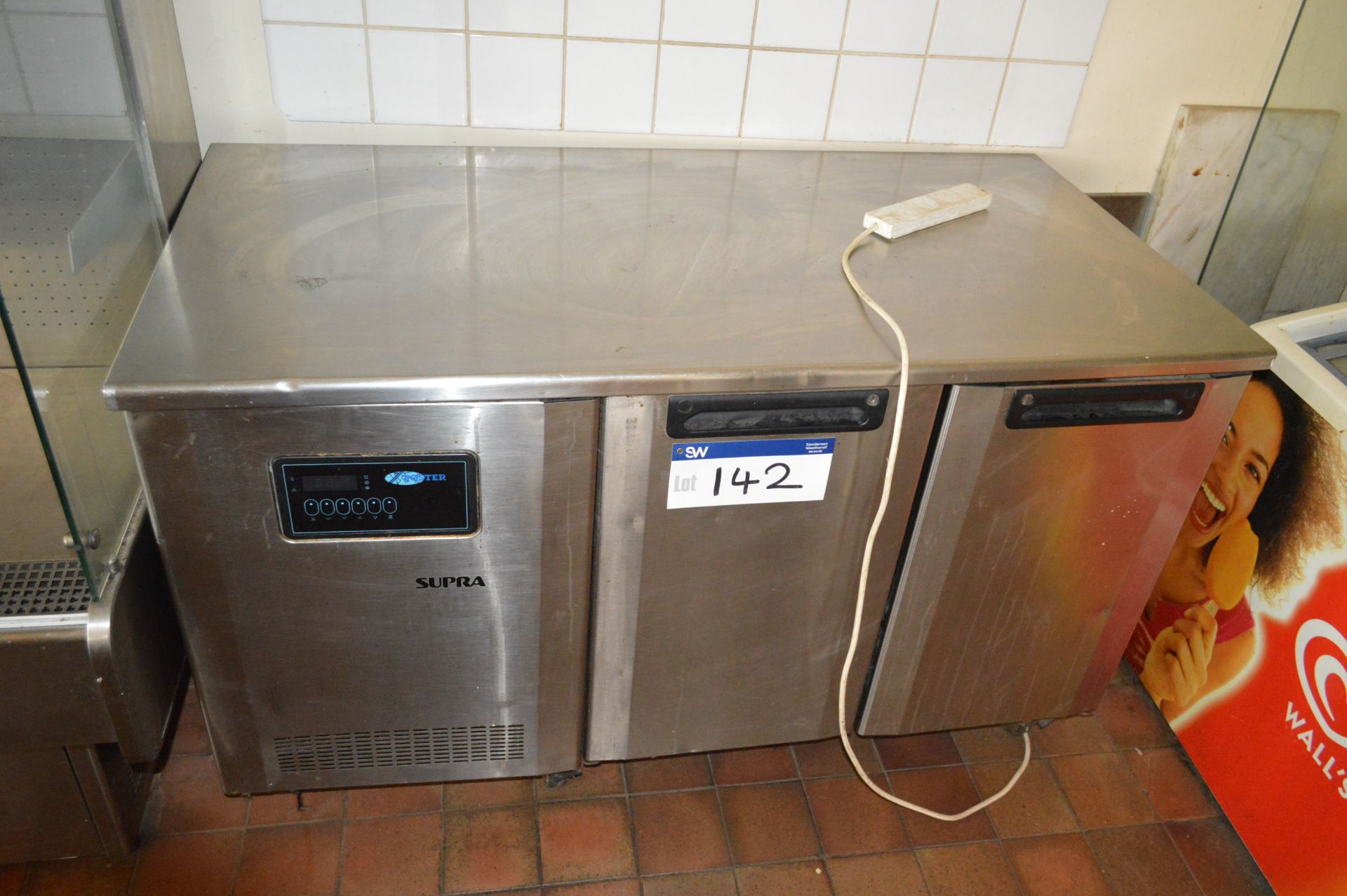 Supra Stainless Steel Three Door Refrigerated Cabinet