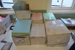 Assorted Auctioneers Sale Sheets, as set out