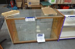 Glazed Display Counter, approx. 1.36m wide