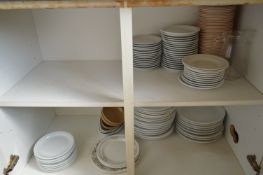 Assorted Crockery, Tea Pots & Bin