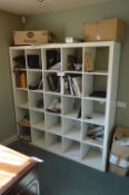 Multi Compartment Bookcase (contents excluded)