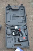 Rockworth Portable Electric Drill, with carrycase, 18V