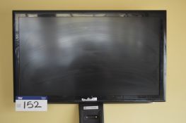 LG Flat Screen Television, with wall bracket (no remote control)