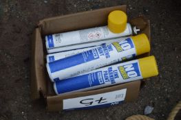 Three Cans of Line Marking Paint, as set out in box