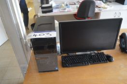 Dell Optiplex 3020 Intel Core i5 Personal Computer (hard disk removed), with flat screen monitor,