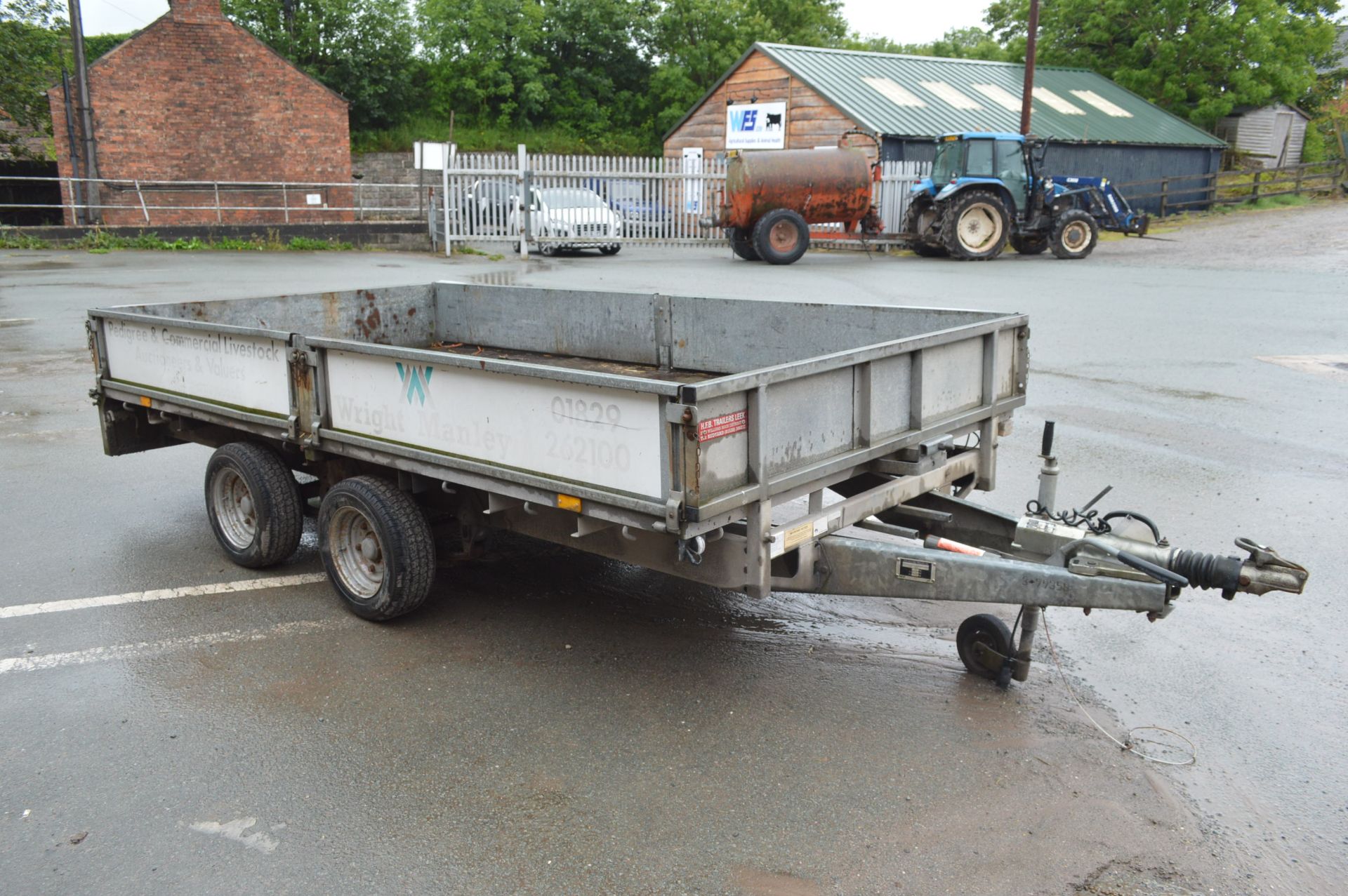 Ifor Williams LM126G TWIN AXLE DROPSIDE TRAILER, approx. 2m x 3.7m long, 3500kg cap. - Image 4 of 4