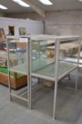 Two Glazed Display Cabinets, each 1.2m wide