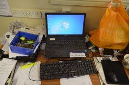 Fujitsu Core i5 Laptop (hard disk removed), with keyboard and mouse