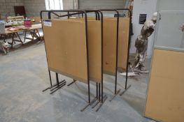 Six Tubular Steel Framed Screens