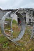 Galvanised Steel Ring Feeder, approx. 2m dia.