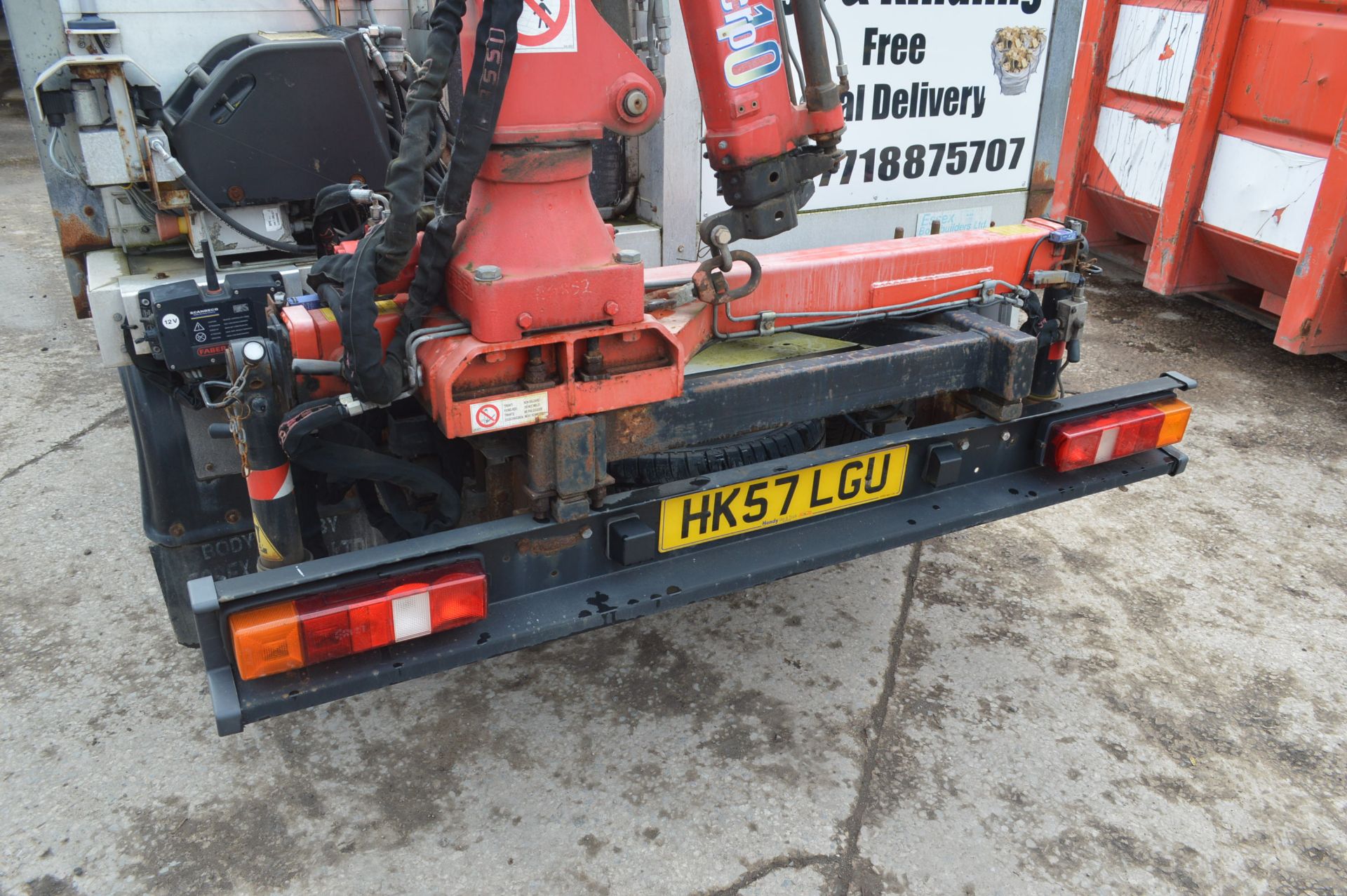 Ford Transit TDCi Dropside Truck, registration no. HK57 LGU, tested to 28/11/2019, indicated mileage - Image 7 of 8