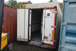 Grey Adams Twin Section Insulated Trailer Box, approx. 7.5m long x 2.8m