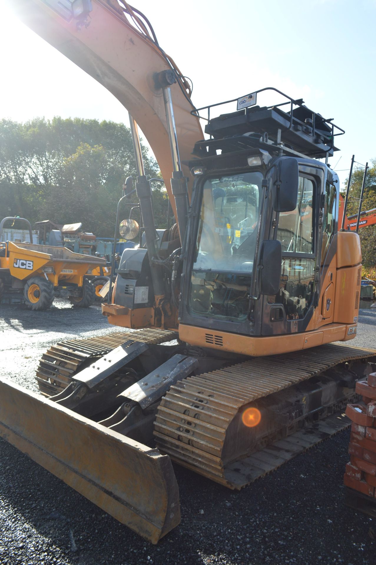 Case CX145C SR Tracked Excavator, identification no. DCH145R6NEE6EL227, year of manufacture 2014, - Image 4 of 7