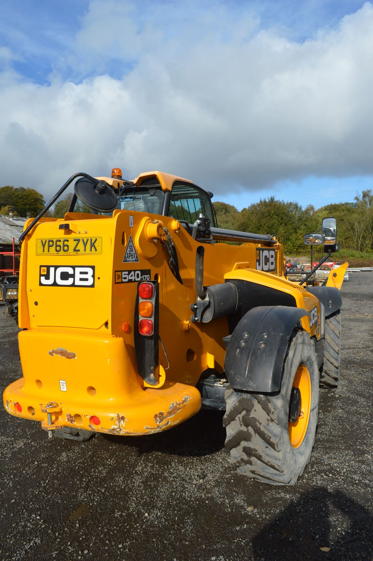 JCB 540-170 Loadall Telehandler, identification no. JCB5AF7GAG2467681, reg no. YP66 ZYK, year of - Image 6 of 9