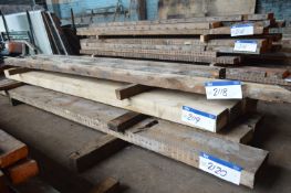 Four Timber Lengths, up to approx. 3m long